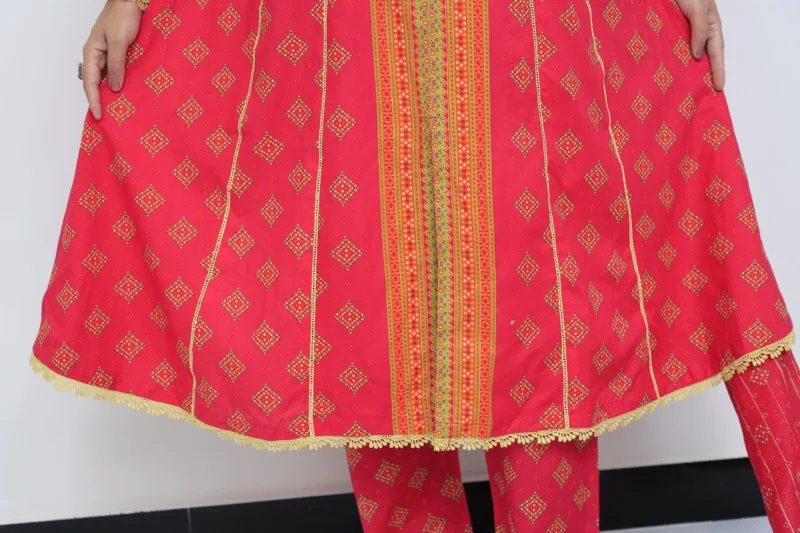 Stitched Lightweight Lawn Suit - Image 4