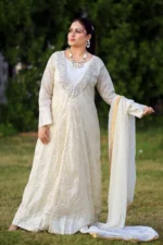 4-Piece Chiffon Maxi in White - Image 3