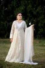 4-Piece Chiffon Maxi in White