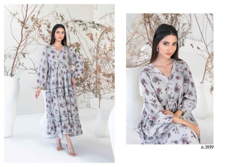 1-Piece Digital Printed Staple Maxi