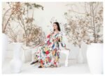 1-Piece Digital Printed Staple Maxi -White