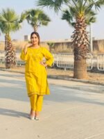 2-Piece Co-Ord Set in Cotton with Embroidery - Image 4