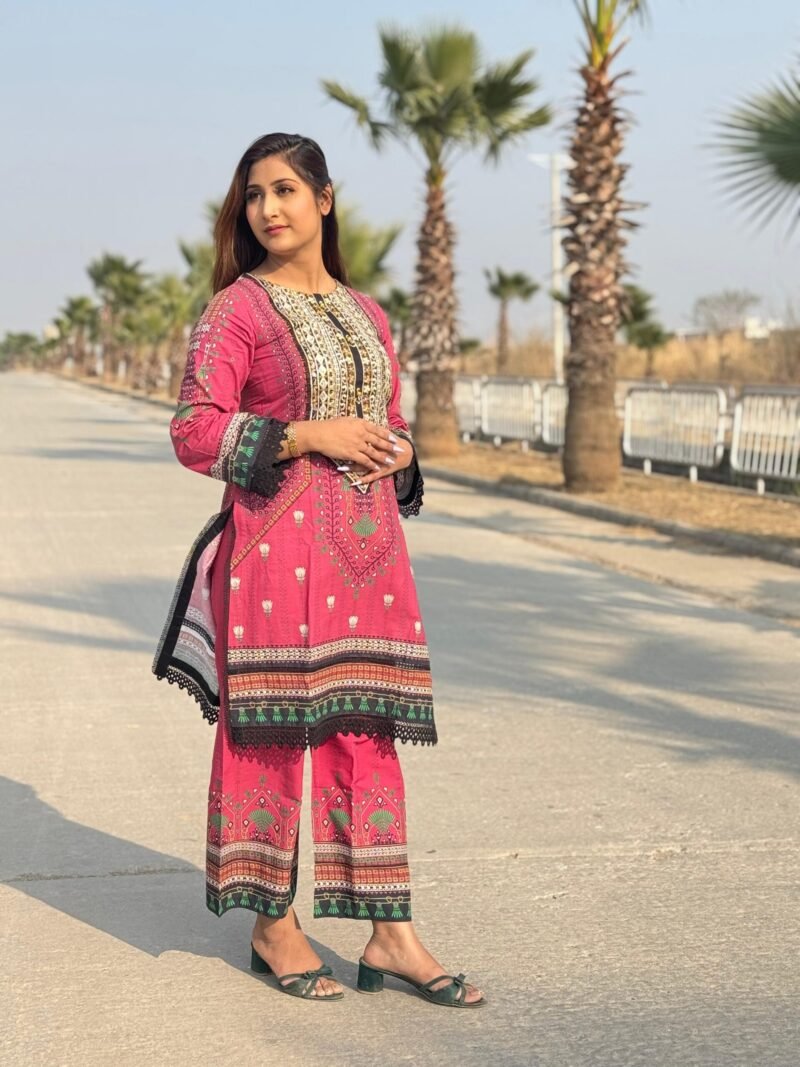 2-Piece Co-Ord Set in Cotton with Embroidery - Image 2