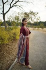 3-Piece Cotton Embroidered Dress - Image 3